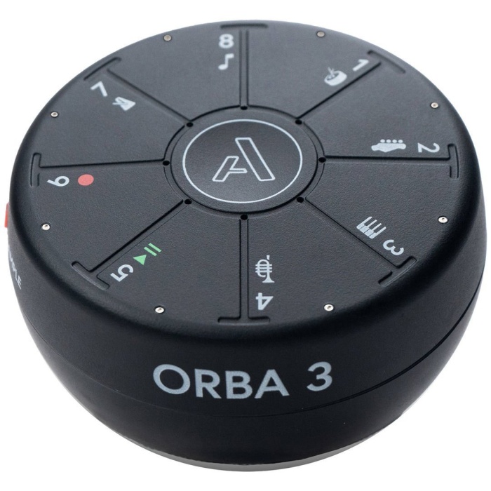 Artiphon 10 0010 Orba 3 Taşınabilir Synthesizer ve Looper | Hepsi Bir Arada MIDI Kontrolcü ve Müzik Üretim Cihazı